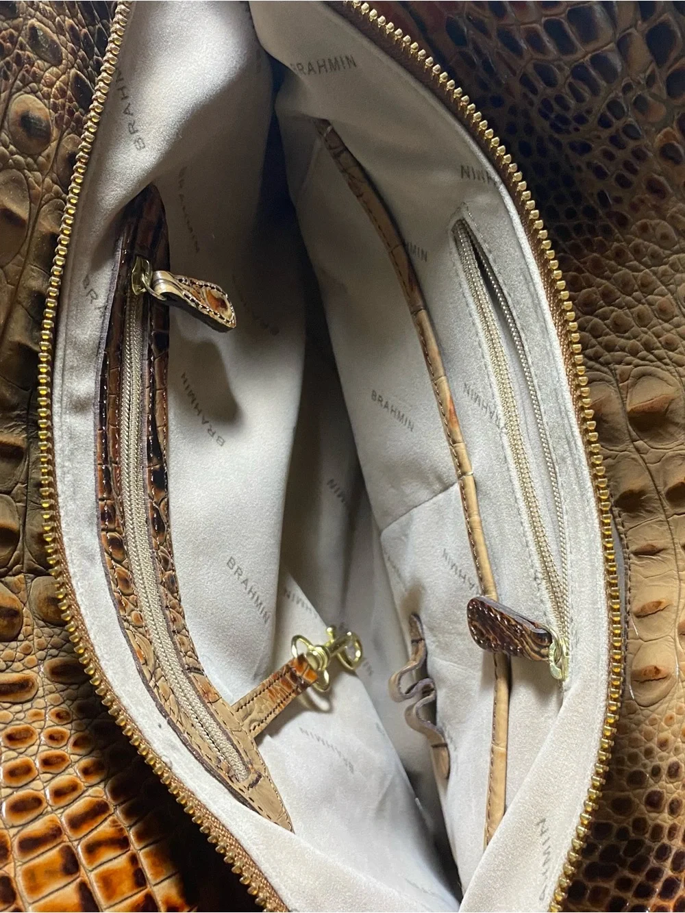 Brahmin structured shoulder